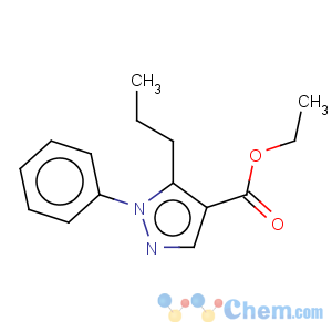 CAS No:116344-12-8 1H-Pyrazole-4-carboxylicacid, 1-phenyl-5-propyl-, ethyl ester