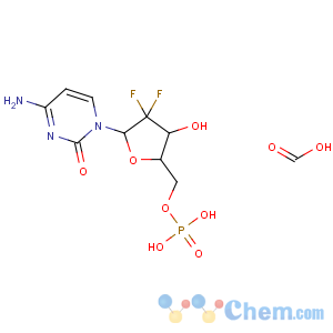 CAS No:116371-67-6 [(2R,3R,5R)-5-(4-amino-2-oxopyrimidin-1-yl)-4,<br />4-difluoro-3-hydroxyoxolan-2-yl]methyl dihydrogen phosphate