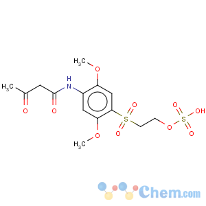 CAS No:116390-88-6 Butanamide,N-[2,5-dimethoxy-4-[[2-(sulfooxy)ethyl]sulfonyl]phenyl]-3-oxo-