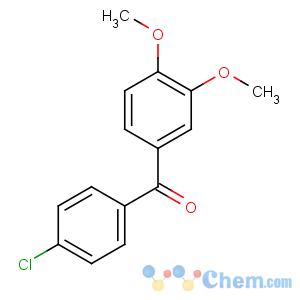 CAS No:116412-83-0 (4-chlorophenyl)-(3,4-dimethoxyphenyl)methanone