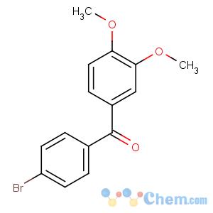 CAS No:116412-90-9 (4-bromophenyl)-(3,4-dimethoxyphenyl)methanone