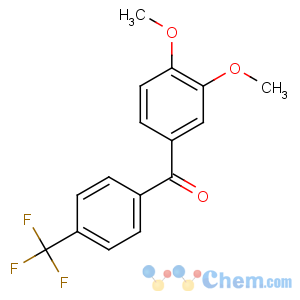 CAS No:116412-99-8 (3,4-dimethoxyphenyl)-[4-(trifluoromethyl)phenyl]methanone