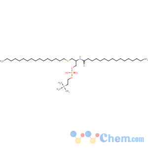 CAS No:116457-99-9 2-[[(2S)-2-(hexadecanoylamino)-3-hexadecylsulfanylpropoxy]-<br />hydroxyphosphoryl]oxyethyl-trimethylazanium