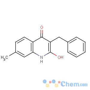 CAS No:116476-91-6 2(1H)-Quinolinone,4-hydroxy-7-methyl-3-(phenylmethyl)-