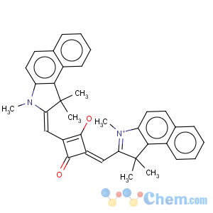 CAS No:116477-16-8 Cyclobutenediylium,1,3-bis[(1,3-dihydro-1,1,3-trimethyl-2H-benz[e]indol-2-ylidene)methyl]-2,4-dihydroxy-,bis(inner salt)