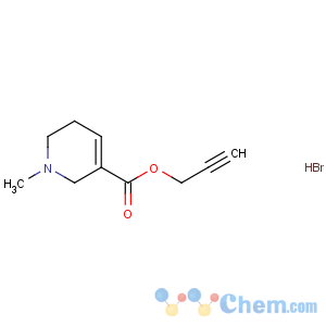 CAS No:116511-28-5 3-Pyridinecarboxylicacid, 1,2,5,6-tetrahydro-1-methyl-, 2-propyn-1-yl ester, hydrobromide (1:1)