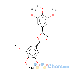 CAS No:116673-45-1 1,3-Dioxolane,2,4-bis(3,4,5-trimethoxyphenyl)-, (2R,4R)-rel-