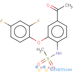 CAS No:116686-15-8 Methanesulfonamide,N-[4-acetyl-2-(2,4-difluorophenoxy)phenyl]-