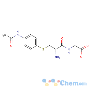 CAS No:116709-74-1 Glycine,N-[S-[4-(acetylamino)phenyl]-L-cysteinyl]- (9CI)