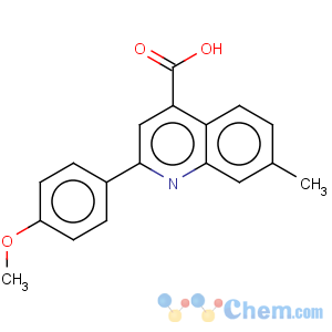 CAS No:116734-21-5 4-Quinolinecarboxylicacid, 2-(4-methoxyphenyl)-7-methyl-