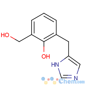 CAS No:116795-97-2 2-(hydroxymethyl)-6-(1H-imidazol-5-ylmethyl)phenol