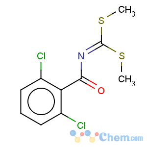 CAS No:116800-83-0 Carbonimidodithioicacid, (2,6-dichlorobenzoyl)-, dimethyl ester (9CI)