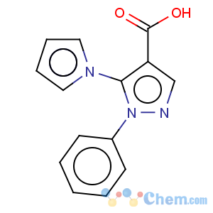CAS No:116834-08-3 1H-Pyrazole-4-carboxylicacid, 1-phenyl-5-(1H-pyrrol-1-yl)-