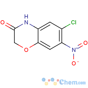 CAS No:116862-22-7 6-chloro-7-nitro-4H-1,4-benzoxazin-3-one
