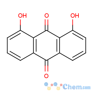 CAS No:117-10-2 1,8-dihydroxyanthracene-9,10-dione
