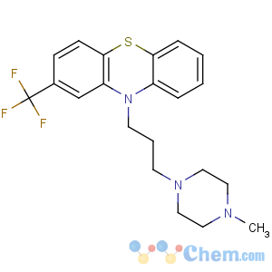 CAS No:117-89-5 10-[3-(4-methylpiperazin-1-yl)propyl]-2-(trifluoromethyl)phenothiazine