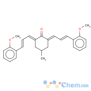 CAS No:117069-09-7 Cyclohexanone,2,6-bis[3-(2-methoxyphenyl)-2-propen-1-ylidene]-4-methyl-