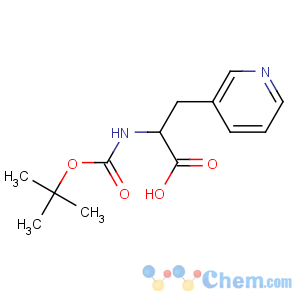 CAS No:117142-26-4 (2S)-2-[(2-methylpropan-2-yl)oxycarbonylamino]-3-pyridin-3-ylpropanoic<br />acid