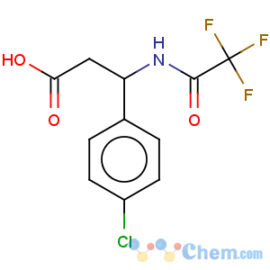 CAS No:117291-25-5 Benzenepropanoic acid,4-chloro-b-[(2,2,2-trifluoroacetyl)amino]-