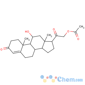 CAS No:1173-26-8 [2-[(8S,9S,10R,11S,13S,14S,17S)-11-hydroxy-10,13-dimethyl-3-oxo-1,2,6,7,<br />8,9,11,12,14,15,16,<br />17-dodecahydrocyclopenta[a]phenanthren-17-yl]-2-oxoethyl] acetate