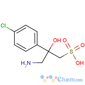 CAS No:117354-64-0 3-amino-2-(4-chlorophenyl)-2-hydroxypropane-1-sulfonic acid