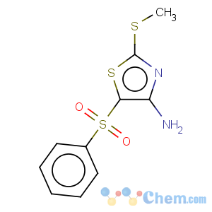 CAS No:117420-80-1 4-Thiazolamine,2-(methylthio)-5-(phenylsulfonyl)-