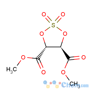 CAS No:117470-90-3 (4R,5R)-1,3,2-Dioxothiolane-2,2-dioxide-4,5-dicarboxylic acid dimethyl ester