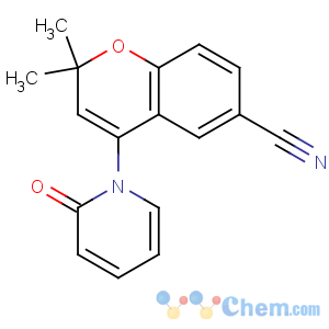 CAS No:117545-11-6 2,2-dimethyl-4-(2-oxopyridin-1-yl)chromene-6-carbonitrile