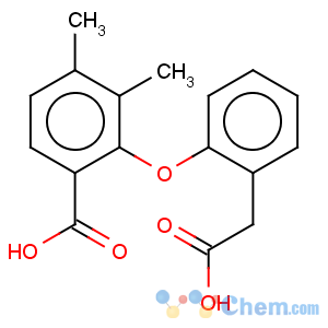 CAS No:117570-93-1 Benzeneacetic acid,2-(6-carboxy-2,3-dimethylphenoxy)-