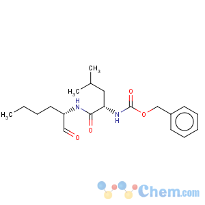 CAS No:117591-20-5 Carbamic acid,N-[(1S)-1-[[[(1S)-1-formylpentyl]amino]carbonyl]-3-methylbutyl]-, phenylmethylester