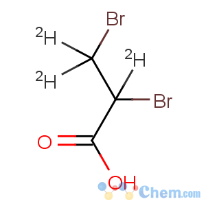 CAS No:117662-58-5 Propanoic-2,3,3-d3acid, 2,3-dibromo- (9CI)