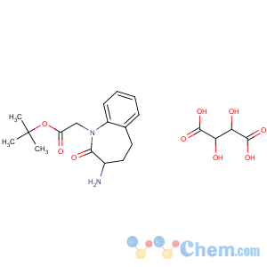 CAS No:117770-66-8 tert-butyl<br />2-(3-amino-2-oxo-4,5-dihydro-3H-1-benzazepin-1-yl)acetate