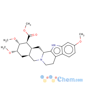 CAS No:1178-28-5 Yohimban-16-carboxylicacid, 11,17,18-trimethoxy-, methyl ester, (3b,16b,17a,18a,20a)- (9CI)