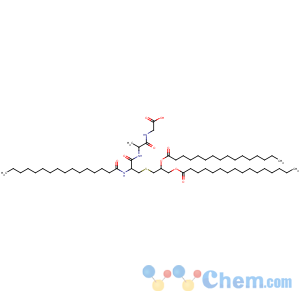CAS No:117858-54-5 Glycine,S-[2,3-bis[(1-oxohexadecyl)oxy]propyl]-N-(1-oxohexadecyl)-L-cysteinyl-L-alanyl-