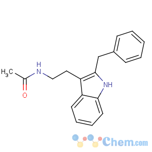 CAS No:117946-91-5 N-[2-(2-benzyl-1H-indol-3-yl)ethyl]acetamide