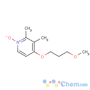 CAS No:117977-18-1 4-(3-methoxypropoxy)-2,3-dimethyl-1-oxidopyridin-1-ium