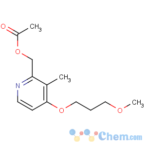 CAS No:117977-19-2 [4-(3-methoxypropoxy)-3-methylpyridin-2-yl]methyl acetate