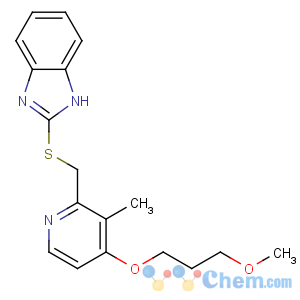 CAS No:117977-21-6 2-[[4-(3-methoxypropoxy)-3-methylpyridin-2-yl]methylsulfanyl]-1H-<br />benzimidazole
