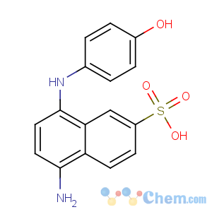 CAS No:118-21-8 2-Naphthalenesulfonicacid, 5-amino-8-[(4-hydroxyphenyl)amino]-