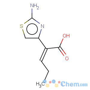 CAS No:118109-49-2 (Z)-2-(2-Aminothiazol-4-yl)-2-pentenoic acid