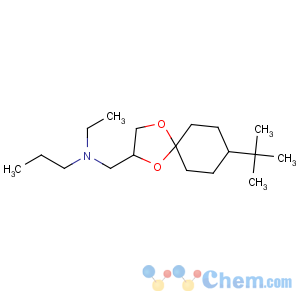 CAS No:118134-30-8 N-[(8-tert-butyl-1,<br />4-dioxaspiro[4.5]decan-3-yl)methyl]-N-ethylpropan-1-amine