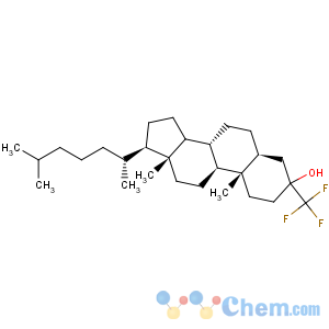 CAS No:118143-27-4 Cholestan-3-ol,3-(trifluoromethyl)-, (5a)- (9CI)