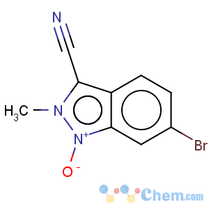 CAS No:1182284-33-8 2H-Indazole-3-carbonitrile,6-bromo-2-methyl-, 1-oxide