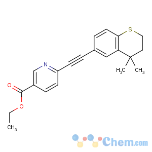 CAS No:118292-40-3 ethyl<br />6-[2-(4,4-dimethyl-2,<br />3-dihydrothiochromen-6-yl)ethynyl]pyridine-3-carboxylate