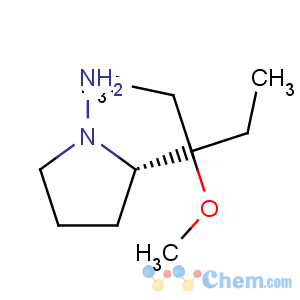 CAS No:118535-62-9 1-Pyrrolidinamine,2-(1-ethyl-1-methoxypropyl)-, (2S)-