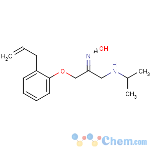 CAS No:118552-63-9 2-Propanone,1-[(1-methylethyl)amino]-3-[2-(2-propen-1-yl)phenoxy]-, oxime