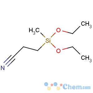 CAS No:1186-11-4 Propanenitrile,3-(diethoxymethylsilyl)-