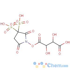 CAS No:118674-04-7 Butanedioic acid,2,3-dihydroxy-, 1,4-bis(2,5-dioxo-3-sulfo-1-pyrrolidinyl) ester