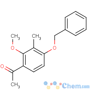 CAS No:118824-96-7 1-(2-methoxy-3-methyl-4-phenylmethoxyphenyl)ethanone