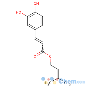 CAS No:118971-61-2 2-Propenoic acid,3-(3,4-dihydroxyphenyl)-, 3-methyl-2-buten-1-yl ester, (2E)-